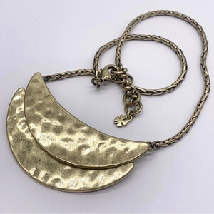 Chico’s Hammered Gold Necklace